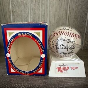 1992 Minnesota Twins Official Major League Autographed Baseball Reproduction